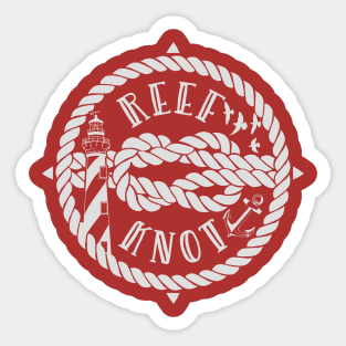 Reef knot Sticker